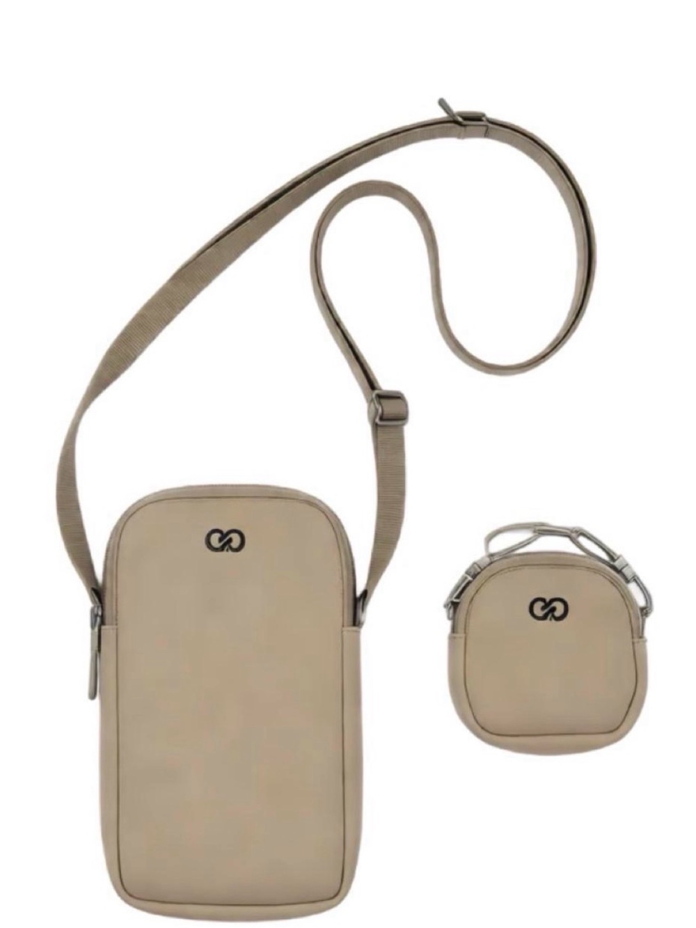 CALIA by Carrie Underwood Taupe Crossbody Phone Bag with Coin Pouch